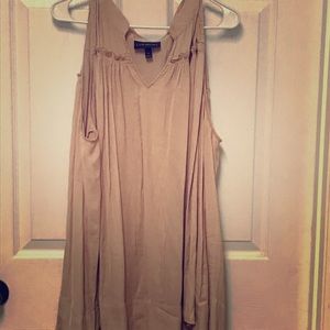 Lane Bryant Long Silky Tank 28W